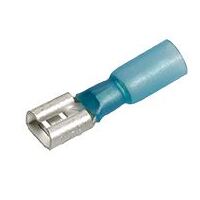 Blade Terminal Adhesive Lined Female Blue 4mm (20pk)