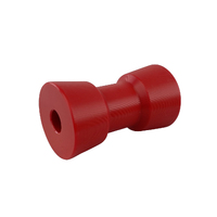 Sydney Keel Roller HDPE 100x60mm x 17mm Bore Red