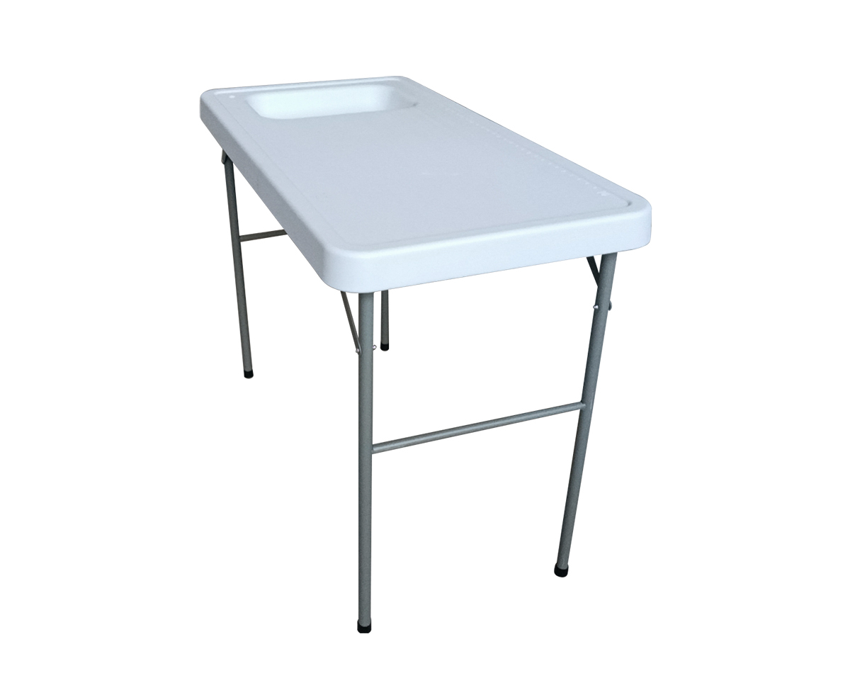 Portable Camping Table with Sink and Faucet