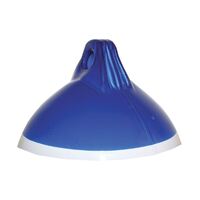 Majoni Boat Fender White Blue Tops 350x1100mm 