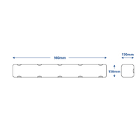 Dock Edge E40 Straight Fender 980x150mm