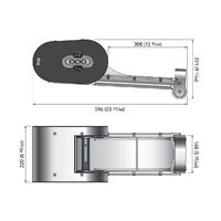 Quick PTR Series 700 Windlass 250w 12v with Bow Roller
