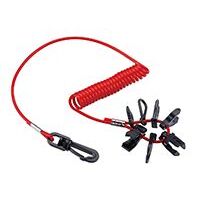 Boat Kill Switch Lanyard with 10 Key Types 