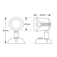 LED Reading Bunk Light 1W 9-33v