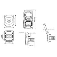 Scanstrut Ventura Series Anderson 50A Solar Connection Red