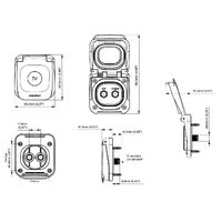 Scanstrut Ventura Series TV Aerial SAT Connection