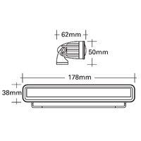 Narva Navigata LED Marine Light Bar 178mm White