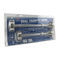 Stainless Steel Electric Dual Trumpet Boat Horn 12 Volt
