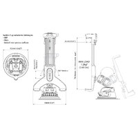 Scanstrut ROKK Mini Tablet Mount Kit with Suction Cup Base