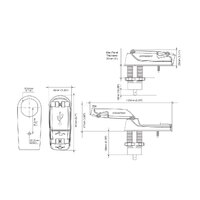 Scanstrut ROKK ChargePro Waterproof Dual USB-A & USB-C Socket
