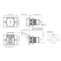 Scanstrut Flip Pro Dual USB-A & USB-C Socket with Front Bezel