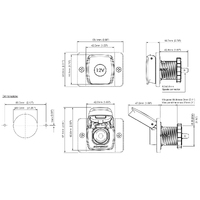 Scanstrut Flip Pro Power Socket 12V