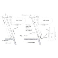 Scanstrut Self-Levelling Radar Backstay Mount 2.6m