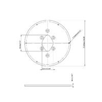 Scanstrut Modular Dual PowerTower Camera Plate 3 for FLIR M300