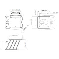 Scanstrut Furuno PowerTower Aluminium 150mm