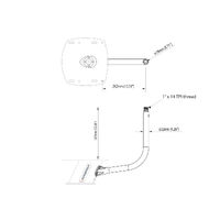 Scanstrut PowerTower Central GPS / VHF Antenna Bar Mount