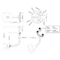 Scanstrut PowerTower Central Antenna & Navlight Spreader Mount