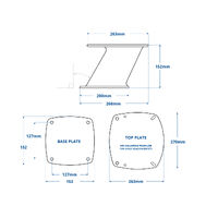 Scanstrut Composite PowerTower Stainless Steel 152mm