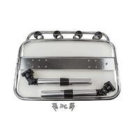 Bait Board Stainless Steel Frame with 4 Rod Holders