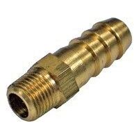 Brass Hose Tail Fitting 1/8'' NPT Male 10mm Hose