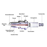 NGK BKR6EKU Copper Spark Plug