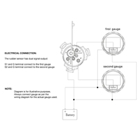Wema Rudder Angle Indicator Sender Dual Station