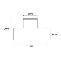 Bomar Replacement Gasket Seal for Gray 900 Series Elliptical Portlights (sold per foot)