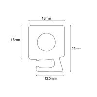 Bomar Replacement Gasket Seal for 2000 Series High Profile Extruded Hatches (sold per foot)