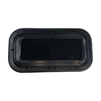 Bomar 2000 Series Fixed Portlight 349x173mm Black