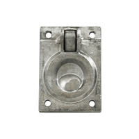 Cast Stainless Steel Flush Ring Pull - 62x44mm