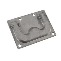 Ring Pull Flush Rectangle Stainless Steel -76x58mm