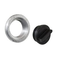 Drain Bung and Base Aluminium Weld-On 1-1/2’’ UNF Thread Acetal Plug