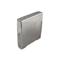 Stainless Steel Folding Drink Holder with Adjustable Arms