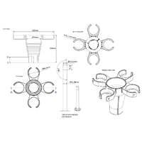 STILLA Multifunctional Cup Bottle Holder with Spike