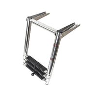 Ladder Above Platform Telescopic with Top Rail 3 Step