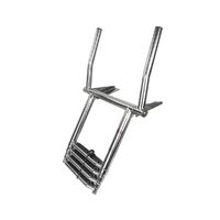 Ladder Above Platform Telescopic with Grab Handles 4 Step