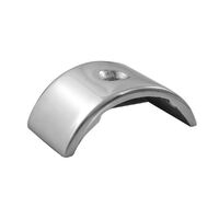 Stainless Steel Gunwale End Cap Suit 38mm PVC Profile