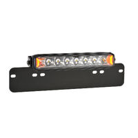 Narva 10-inch EX2 Blackout Light Bar Single Row Licence Plate