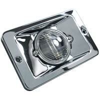 Cockpit Courtesty Light - Rectangle S/Steel 12v
