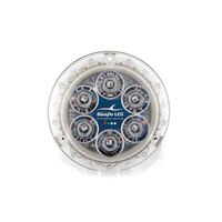 Bluefin LED Piranha P6 Colour Change Underwater Boat Light Aluminium Base