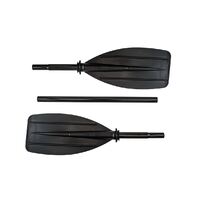 Kids Kayak Paddle 3x Piece Black 1.5m (5ft)