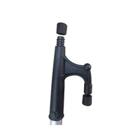 Telescopic Aluminium Boat Hook Black Head 1.2 - 2.1m