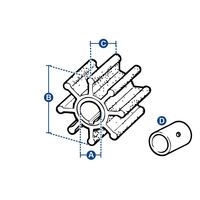 CEF Impeller Jabsco 653-0001