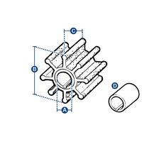 CEF Impeller Mercury/Mariner 65HP - 225HP