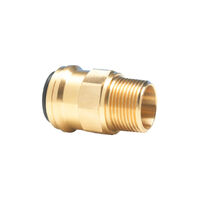 Brass Straight Male Adaptor 15mm x 1/2inch BSPT