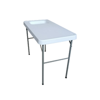 Portable Camping Table with Sink and Faucet