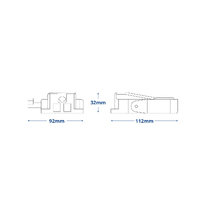 Shurflo Automatic Bilge Pump Float Switch Standard 12/24V