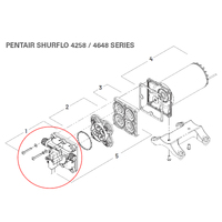 Replacement Shurflo Pump Upper Assembly 94-805-01