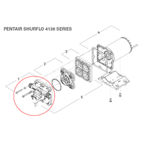 Replacement Shurflo Pump Upper Assembly 94-800-23