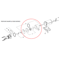 Replacement Shurflo Macerator 3200 Impeller Housing Kit
